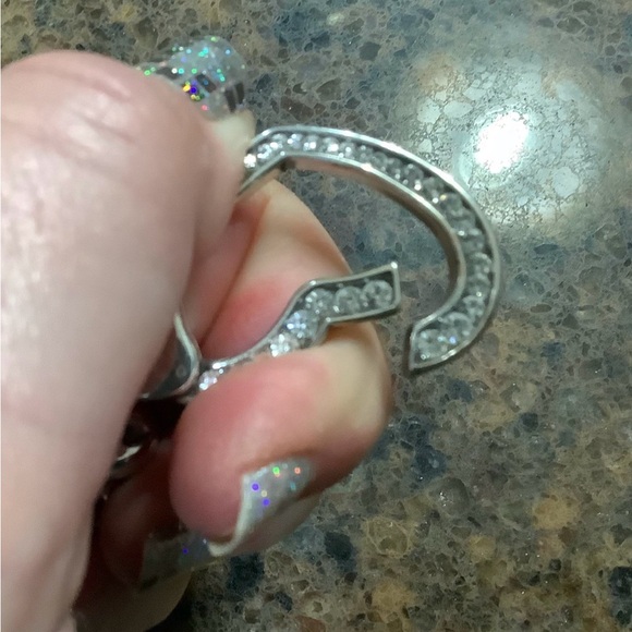 Brighton Silver Crystal Heart Necklace - Picture 3 of 7